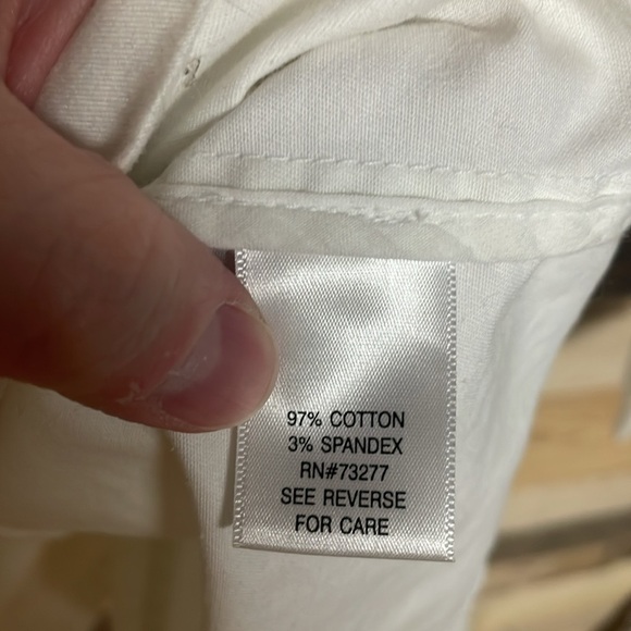 Sonoma size XL White Soft Denim Double-Breasted Trench Coat with Pockets - Picture 10 of 11